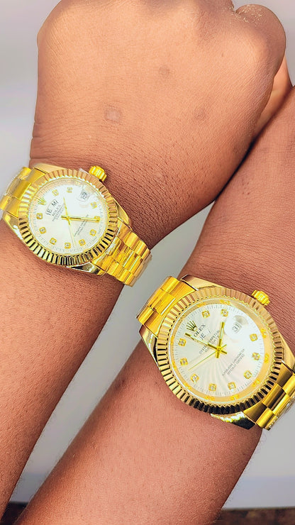 Luxury watch set for couples