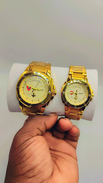 Luxury watch set for couples